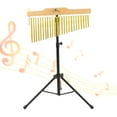 thumbnail image 1 of BELOVING Chimes Percussion Adjustable Tripod Stand Bar Chime for Performance Practice 25 Note Black Rack, 1 of 10