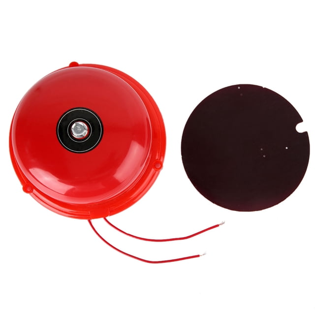 Timbre eléctrico de metal de 4 pulgadas con control de fuego interno, 100 dB