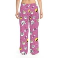thumbnail image 4 of Cat Face Meow Nighty Night Lounge in style Women's Pajama Pants, 4 of 5