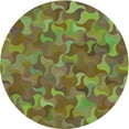 thumbnail image 1 of Ahgly Company Machine Washable Indoor Round Transitional Pistachio Green Area Rugs, 4' Round, 1 of 7