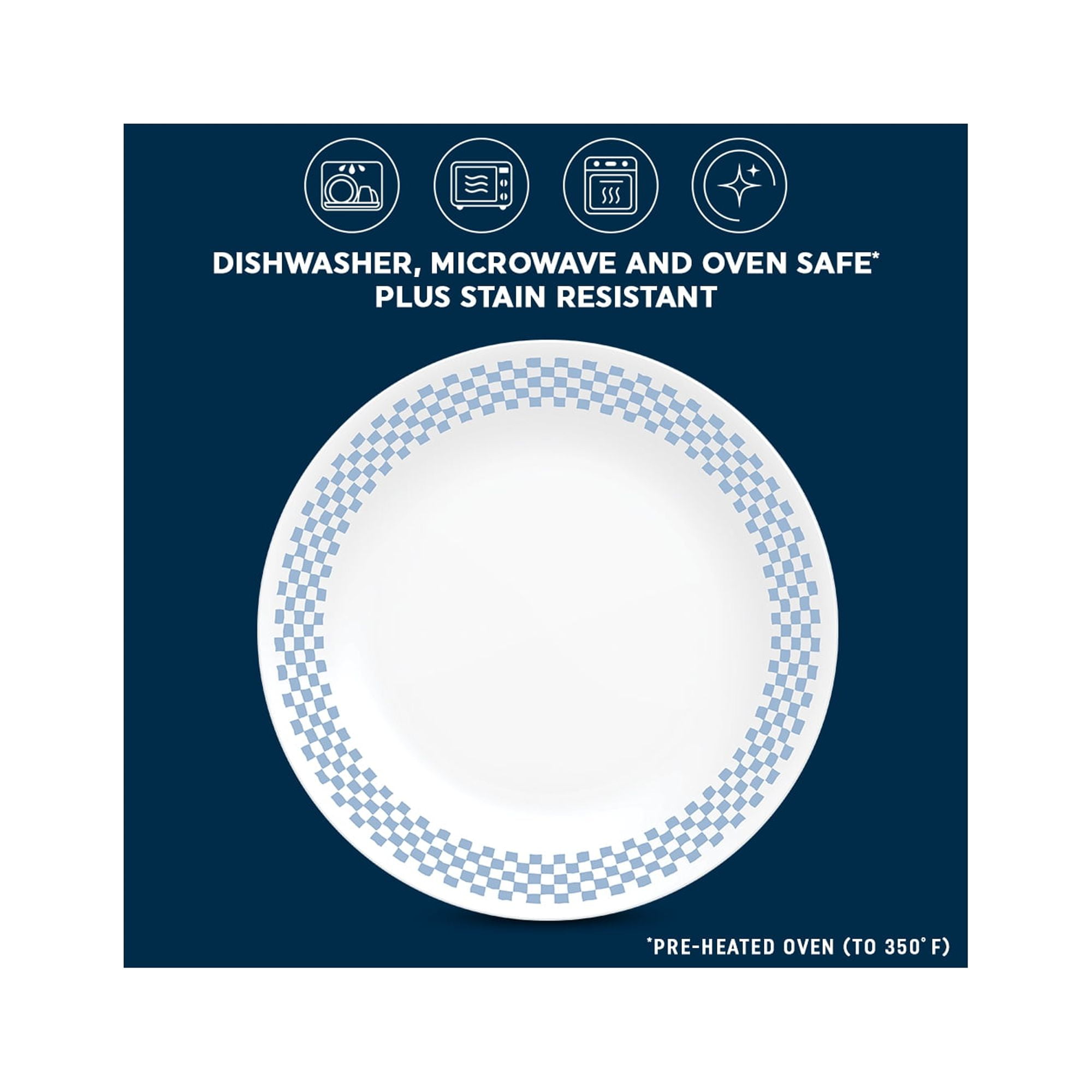 (2 pack) Corelle Amelia 10.25" Dinner Plate