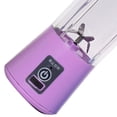 thumbnail image 4 of USB Recargable Exprimidor Botella Jugo Cítrico Licuadora Verduras Fruta Taza Batido Exprimidores Escariadores Botella 380ML Methold JJ13040-03B, 4 of 4