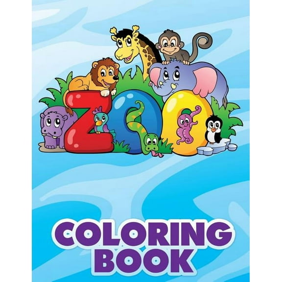 Zoo Coloring Book (Paperback)