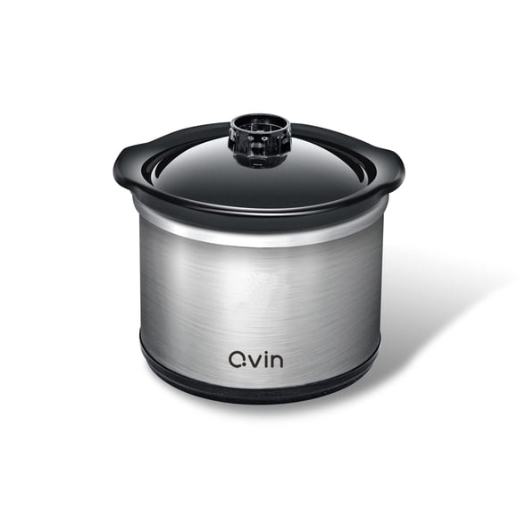 Calentador de olla de cocción lenta de 0,65 qt, juego de olla para fondue, olla para derretir chocolate