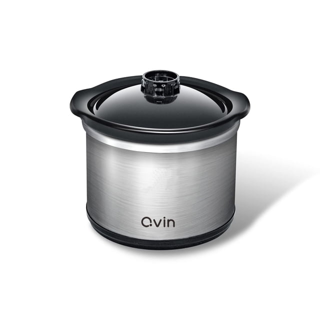 Calentador de olla de cocción lenta de 0,65 qt, juego de olla para fondue, olla para derretir chocolate