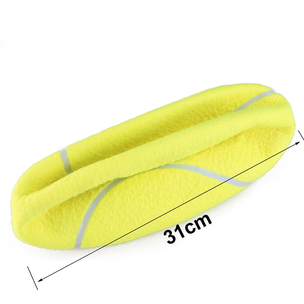 UPKOCH Tennis Practice Balls Rubber 2Pcs