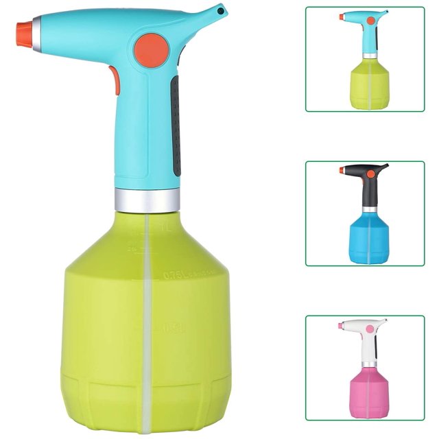 Regadera eléctrica Pulverizador de jardín de alta presión para interiores y exteriores para riego de plantas, deshierbe, fertilización,insecticida, desinfección (verde) oso de fresa Hogar