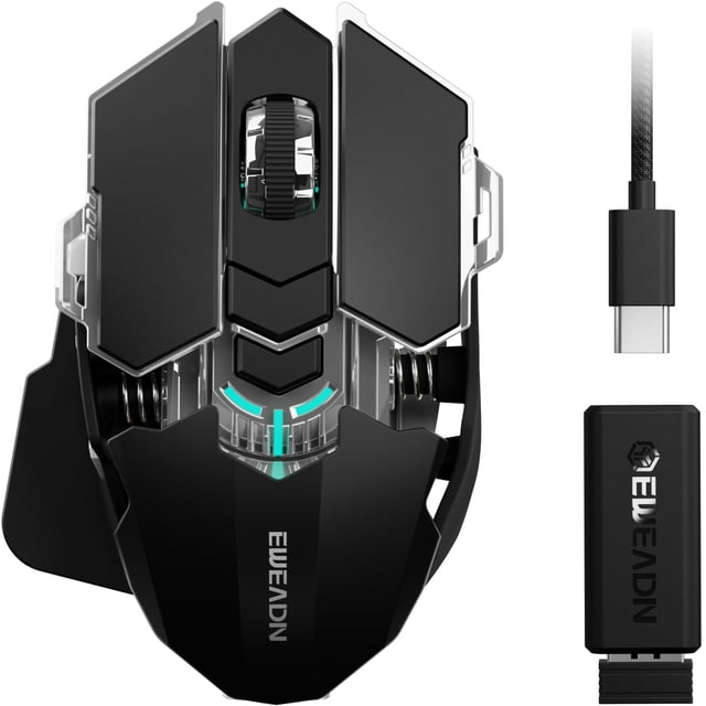 Ratón para juegos inalámbrico SEUNKWANG EWEADN G5 12800 DPI RGB
