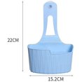 thumbnail image 2 of 3 piezas de soporte para esponja, bolsa colgante para colocar esponja, cesta de jabón para fregadero, cesta de drenaje de plástico, 2 of 5
