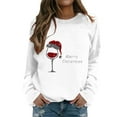 thumbnail image 1 of Birdeem Femmes Décontracté Manches Longues Col Rond Hauts Chemises Amples Blouse Chandail Hauts, 1 of 1