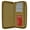 Tan, variant on Genuine Leather Checkbook Cover Zippered Credit Card ID Holder Wallet 653 CF (C)