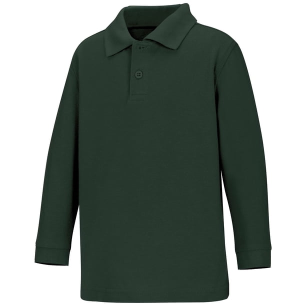 hunter green uniform polo