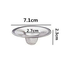 Wuztai Stainless Steel Sink Hair Strainers, 316 Sink Filter Shower Cover Stopper, Bathroom Drain Strainer For Hair Catcher