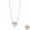 PAN003, variant on 925 Sterling Silver Luminous Firefly & Heart Pendant Necklace for Women - 45cm