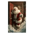 thumbnail image 1 of Y letrero de puerta con muñeco de nieve Tapiz decorativo Cortina de puerta para fiestas Tapiz de puerta Letrero de puerta Fiesta, 1 of 6