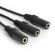 thumbnail image 5 of Conector de 4 polos de 3,5 mm a cable adaptador divisor de auriculares de audio estéreo de 3 vías Universal Accesorios Electrónicos, 5 of 6