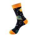 thumbnail image 2 of Penkiiy Middle Socks for Men Women Mens Unisex Gifts Printed Casual Winter Warm Cotton Socks Knit Soft Long Socks Orange Socks, 2 of 2