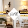 thumbnail image 7 of Uxcell 4Pcs 0.5" Tall Lamp Finials, 1/4-27 Thread Lamp Cap Knob Decoration Screw Cap Nuts with Cleaning Cloth for Table Floor Lighting Fixtures Shade Holder Decor, Silver, 7 of 7