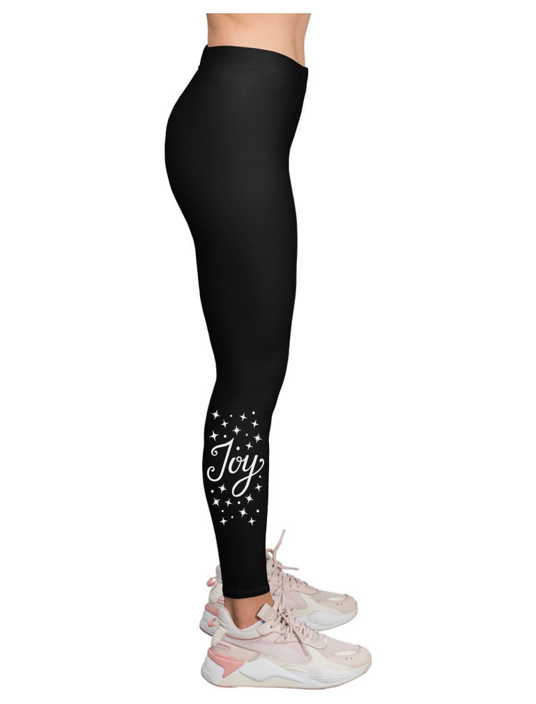 Christmas Leggings Xmas Tights Joy with 