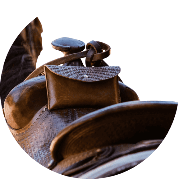 Saddle Pommel Pouch, Horse Tack Phone Holder, Equestrian Riding Accessory, Gift for Horse Lovers