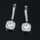 thumbnail image 5 of Exquisitos pendientes de mujer con microincrustaciones de circonitas Joker con hebilla de oreja, joyería europea y americana, 5 of 6