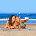 thumbnail image 2 of PiccoCasa Microfiber fast-drying Sand Free Beach Travel Towel 30"x60" Light Grey, 2 of 7