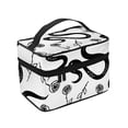 thumbnail image 4 of Yiaed Hand Drawn Snake Print Makeup Bag Travel Cosmetic Bags for Women Girls Zipper Pouch Makeup Organizer, 4 of 4