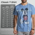 thumbnail image 5 of Disney Mickey Mouse Classic Pose Distressed Light Blue Heather Men's T-Shirt (Medium), 5 of 9
