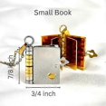 thumbnail image 3 of For Love - I Love You Book Necklace,Adjustable Openable Multi Layer Book Choker, 3 of 5