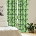 thumbnail image 2 of Ambesonne Green Leaves Curtains, Summer Botany Branch, Pair of 28"x84", Emerald, 2 of 5