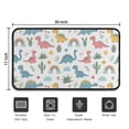 thumbnail image 5 of White Dinosaurs Rainbows Plants Pattern Door Rugs,Washable Non Slip Door Mats Indoor,Decorative Door Mats,Entry Mat Indoor for Entrance,Bedroom,Kitchen,Bathroom,30"x17", 5 of 6