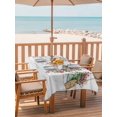 thumbnail image 2 of Outdoor Tablecloths with Umbrella Hole & Zipper, Pink Spring Floral 54x80 Inch Tablecloth Rectangle, Wooden Elegant Farmhouse Botanical Waterproof Table Cloth, Patio/Pool/Picnic Table Covers, 2 of 8