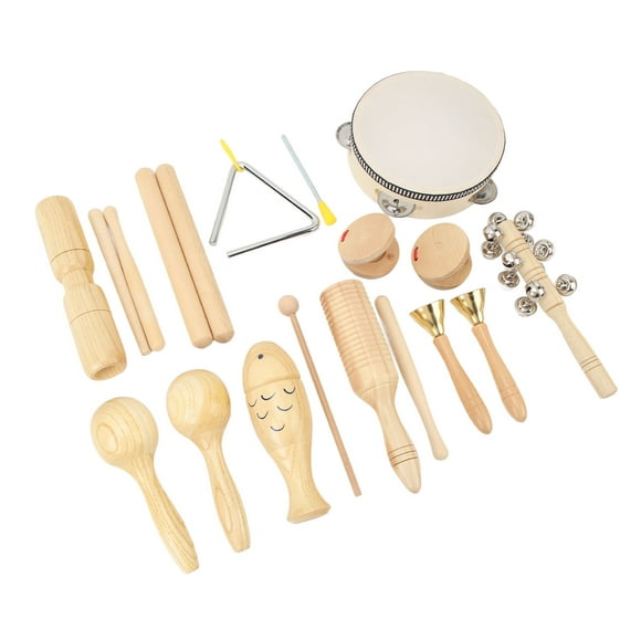 Music Toys, 10PCS Set Toddler Musical Instruments Wide Application Portable for Performances