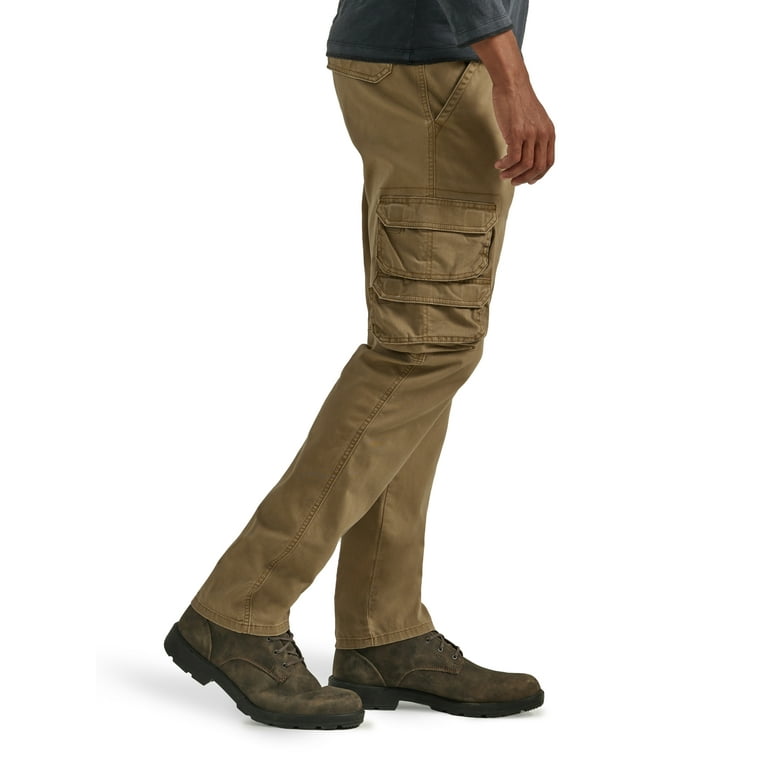 Wrangler® Men's Stretch Taper Leg Regular Fit Cargo Pant Wrangler® Men's Stretch Taper Leg Regular Fit Cargo Pant