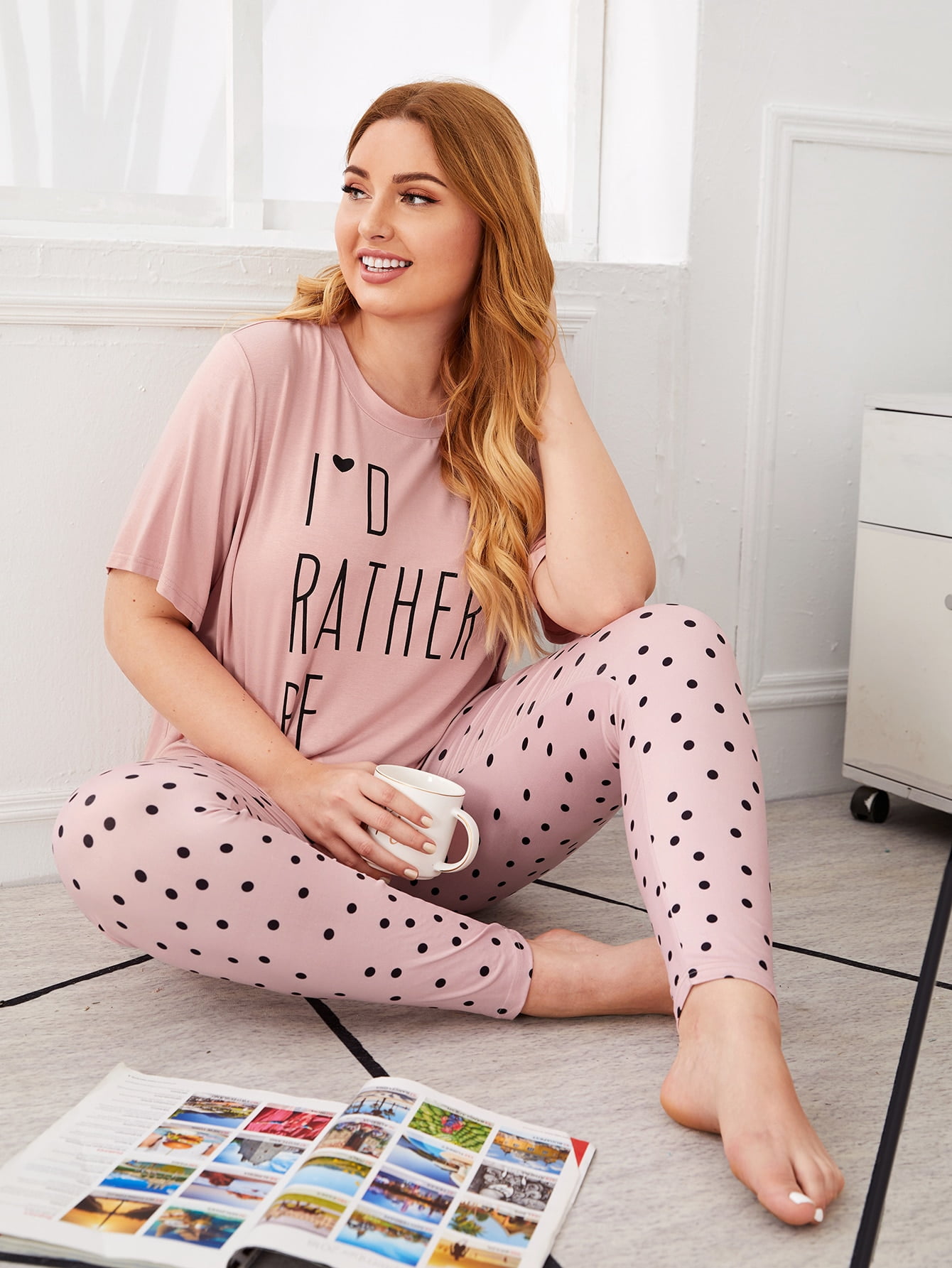 Sleeping Tee Leggings PJ Set 