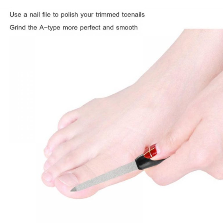 3 Pc Pedicure Set Nail Foot File Scraper Toe Separators Toenail Grooming  Tools, 1 - Kroger