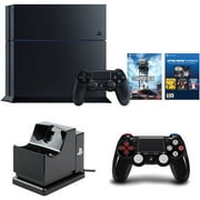 Angle View: PS4 Value Bundle with Console, Controller and Single Charging Station - Save $35