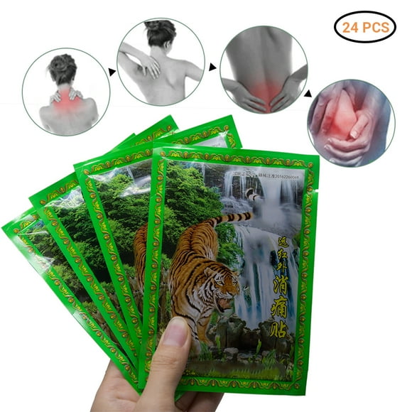 24Pcs Neck Back Body Pain Relief Plasters Tiger Balm Joint Pain Sticker