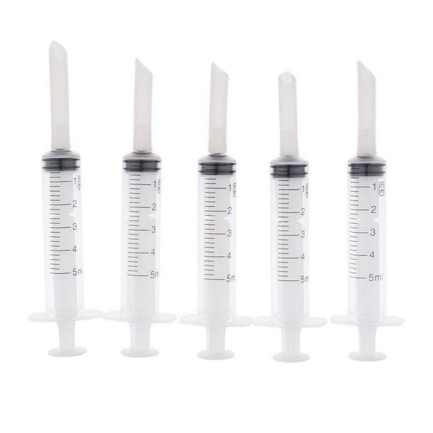 5 uds Jeringa de alimentación de pájaros 5ml jinwen