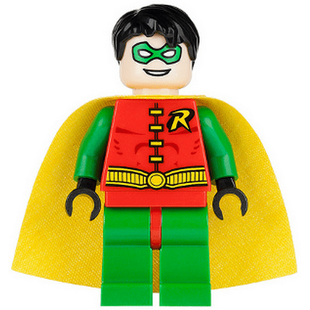 LEGO DC Super Heroes Robin - Short Hair Minifigure - Walmart.com