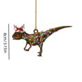 thumbnail image 2 of Decoraciones Del Árbol de Navidad Colgante Del Dinosaurio, Colgante Del Coche, Árbol de Navidad Decoración Del Hogar Luzes Del Árbol de Navidad, 2 of 3