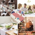 thumbnail image 5 of Día de la Independencia, 4 de julio, camino de mesa, bufandas de tocador, decoración de cocina, bandera patriótica americana, 30*182cm, 5 of 5