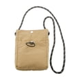 thumbnail image 2 of Small Crossbody Sling Bag for Phone, Lightweight Nylon and Polyester, Adjustable Shoulder Strap, Compact 19 x 13 x 4 cm, Multiple Solid Colors for Daily Use and Outdoor Activities, 2 of 6