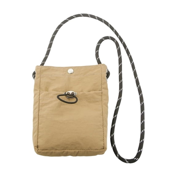 Kyusrd Solid Color Crossbody Sling Bag Small Lightweight Phone Purse for Daily Use and Casual Outdoor Activities