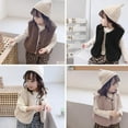 thumbnail image 3 of Little Girls' Faux Fur Wool Vest Coat Jacket Outerwear for 1-6 Years Old, 3 of 5