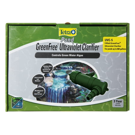 UPC: 0046798195238 | Tetra Pond GreenFree UV Clarifier 5W 660 Gallons For Clean and Clear Ponds Aquarium Water Treatments