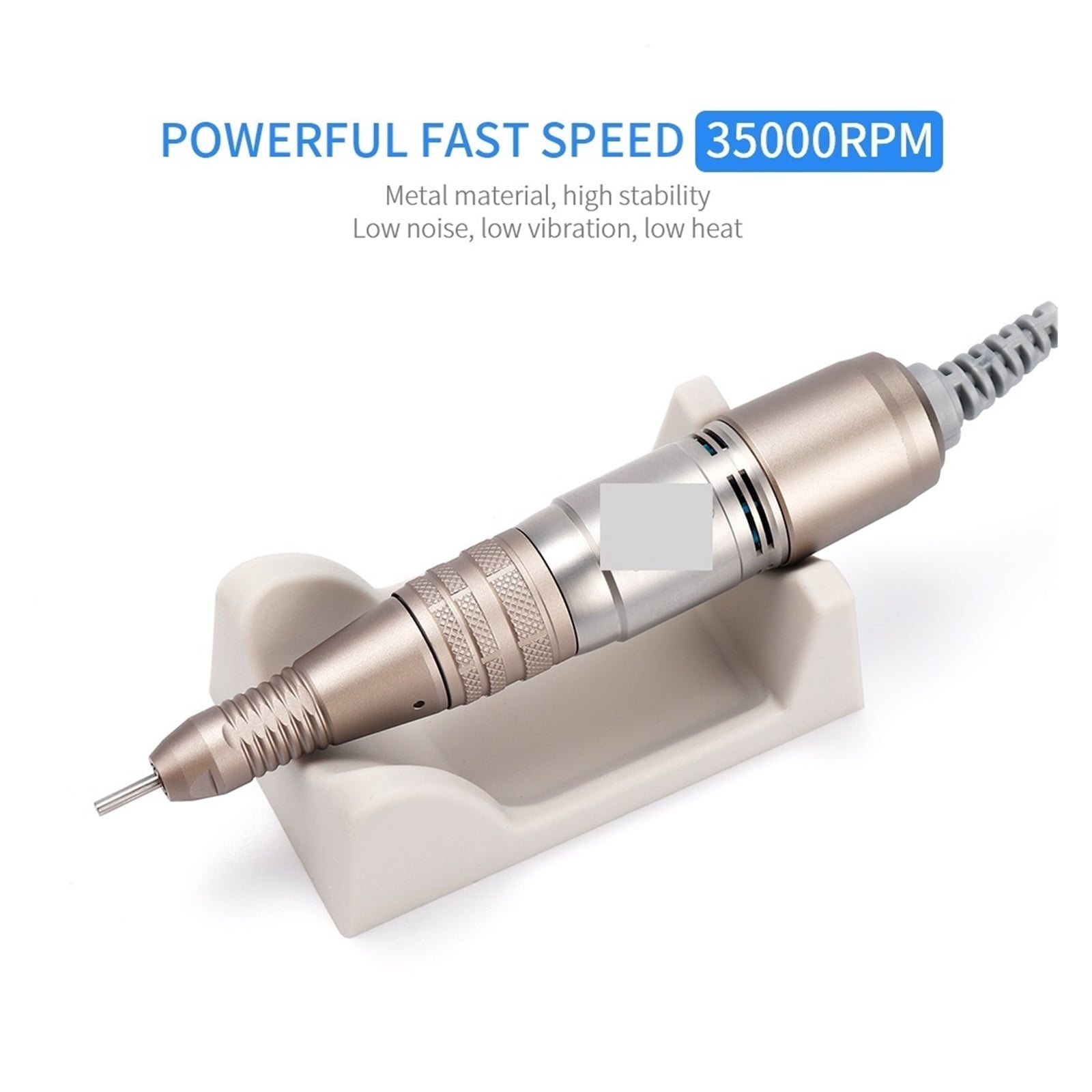 Nail Drill Machine, 35000RPM Electric Manicure Drill Set For Manicure, Apparatus Nail Pedicure Tools ,Lightweight and Portable