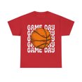 thumbnail image 4 of Vintage Game Day Basketball T-Shirt Retro Women's Unisex Graphic Tee Red Large, 4 of 5