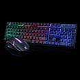 thumbnail image 3 of Lumières Colorées Arc-en-Ciel LED Clavier Rétro-Éclairé, Souris de Jeu Programmable pour PC de Bureau, 3 of 8