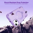 thumbnail image 3 of for iPhone 15 Case Magnetic Finger Ring Holder Kickstand Compatible with Magsafe Military Grade Drop Protection Heavy Duty Shockproof Men Women Rugged Cover for iPhone 15,Purple, 3 of 7
